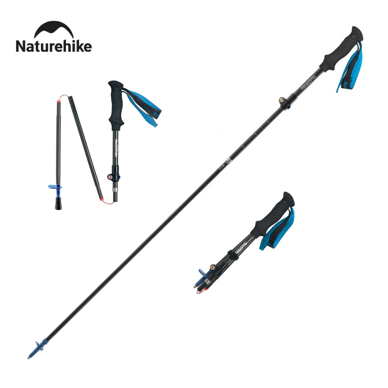 Trekking Pole Carbon - 네이처하이크 캠핑 워킹 스틱, 초경량 고하중,