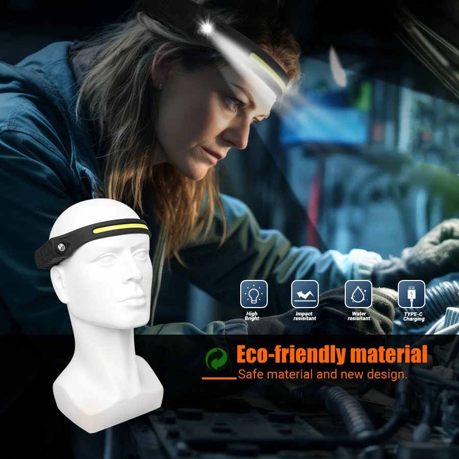 충전식 헤드램프 350 루멘 모션 센서 LED 헤드라이 - Headlamp Waterproof Rechargeable 리뷰 및 가격