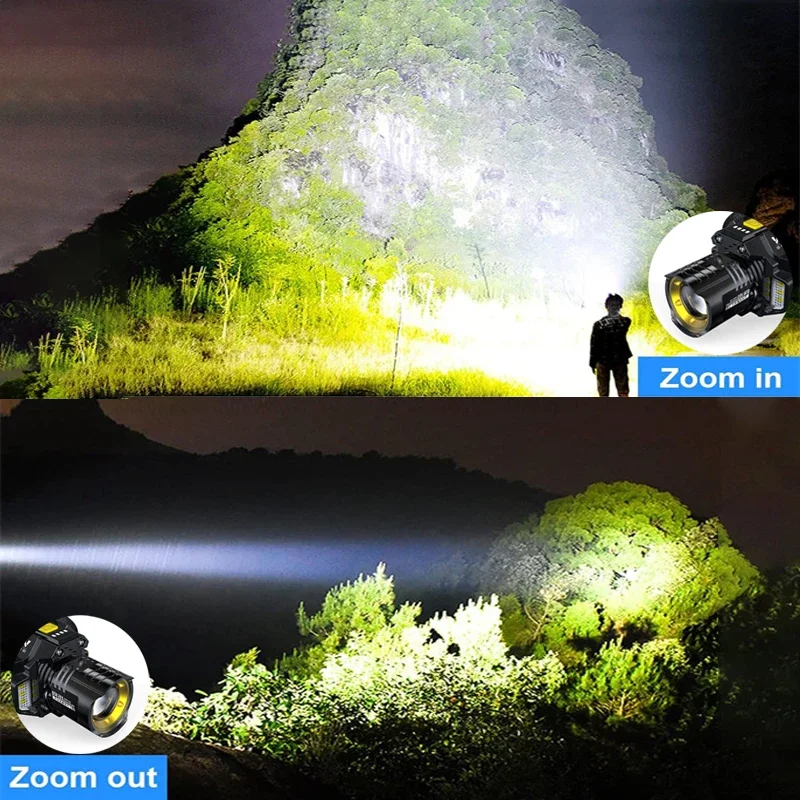 충전식 강력 LED 헤드램프, 텔레스코픽 줌 가능 센서 - Headlamp Waterproof Rechargeable 리뷰 및 가격