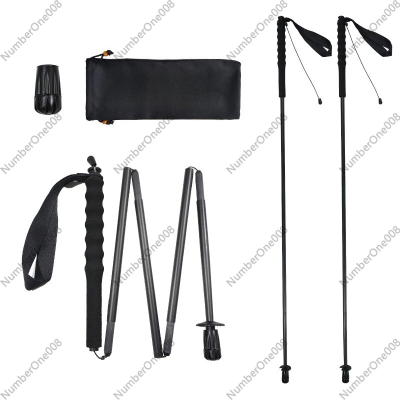 초경량 카본 파이버 접이식 트레킹 폴, 휴대용 짧은 워 - Trekking Pole Carbon 리뷰 및 가격
