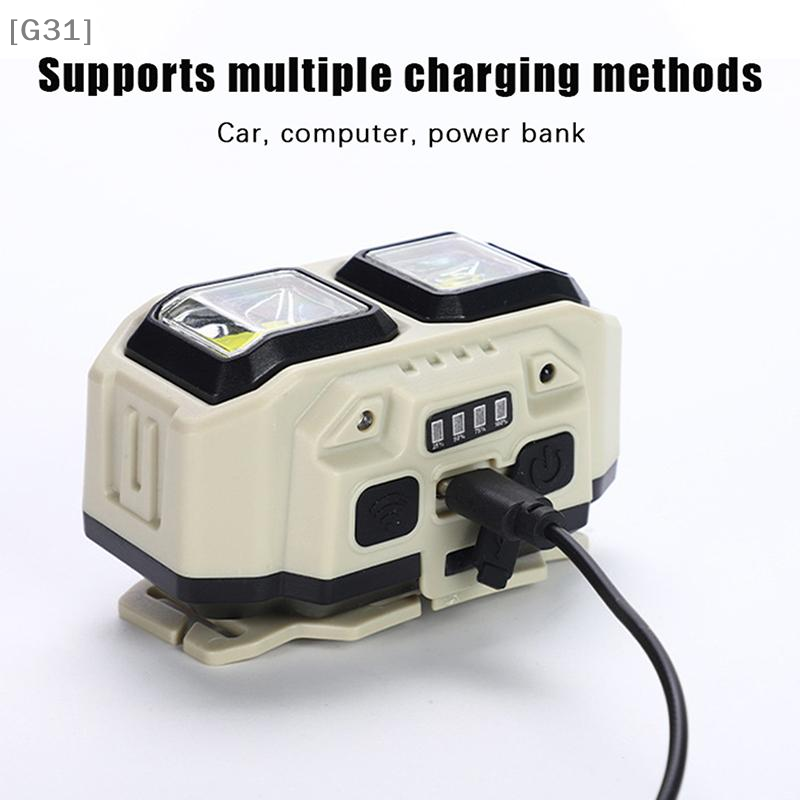 LED Powerfu 헤드램프 USB 충전식 헤드 토치 - Headlamp Waterproof Rechargeable 리뷰 및 가격