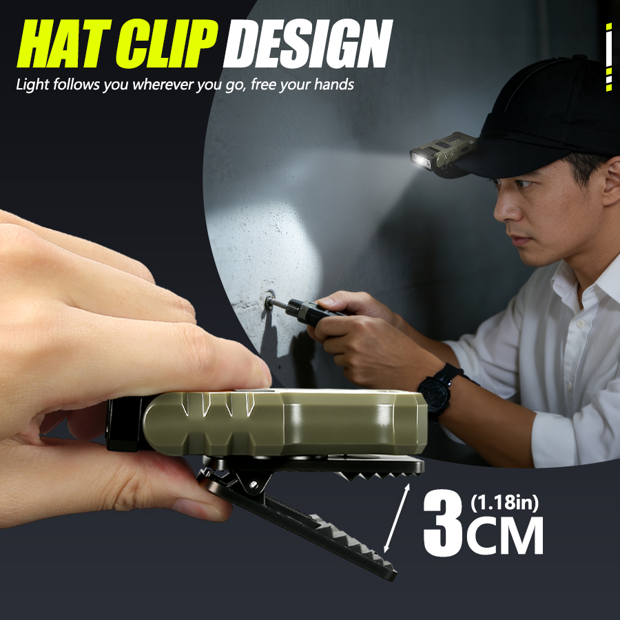 400LM USB C 헤드램프, 자석 클립온 충전식 작 - Headlamp Waterproof Rechargeable 리뷰 및 가격